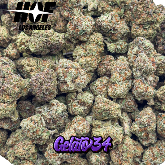 BULK - GELATO 34 - PREMIUM THCA FLOWER